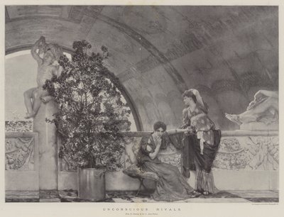 Ubevidste rivaler af Lawrence Alma Tadema